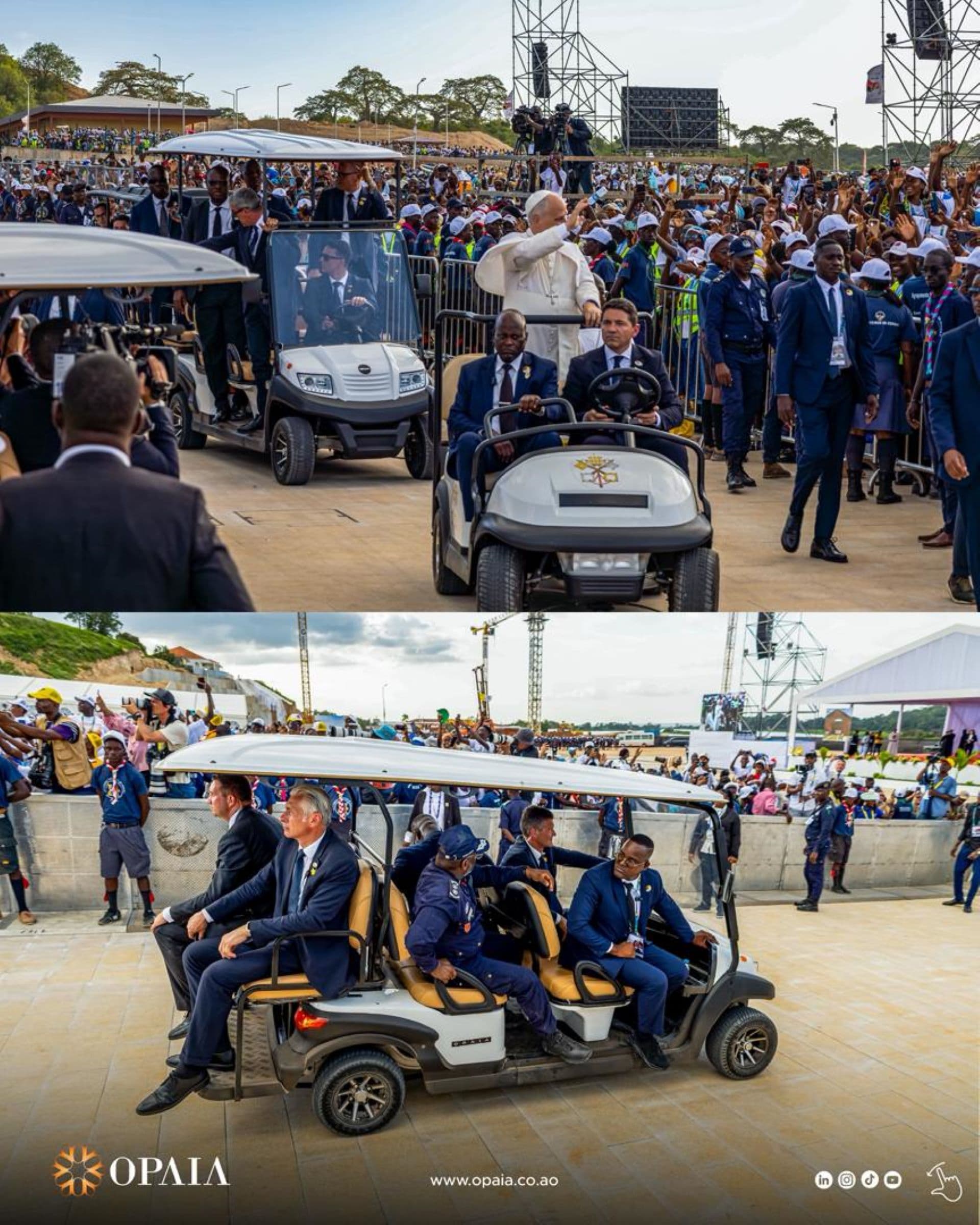 Locally Assembled Vehicles Support Pope’s Visit