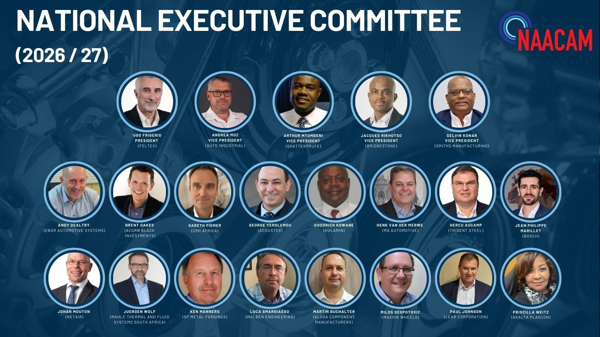 NAACAM Welcomes New Leadership Following 2025 AGM Elections